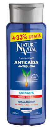 Nature and Life - Anti-Hair-Loss Shampoo - Nourishes the Scalp and Controls Dandruff - 400 ml